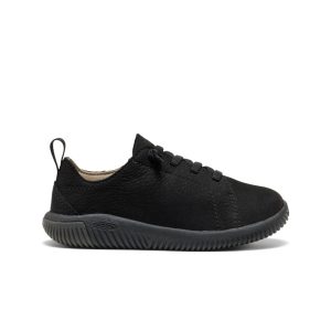 Little Kids' KNX Leather Sneaker | Triple Black
