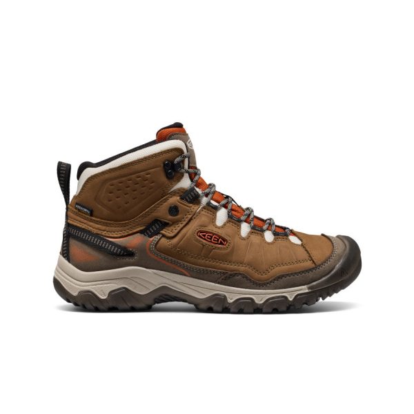 Men's Targhee IV Waterproof Hiking Boot  |  Coyote/Gold Flame