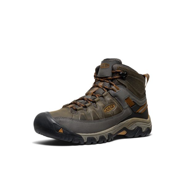 Men's Targhee III Waterproof Mid Wide  |  Black Olive/Golden Brown