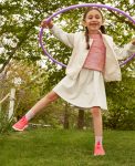 Big Kids' KNX Knit Sneaker  |  Iguana/Evening Primrose