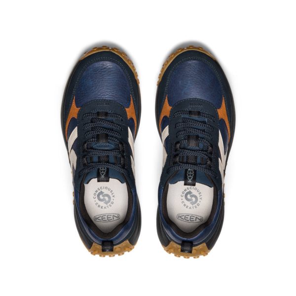 Women's KS86 Leather Sneaker  |  Sky Captain/Birch