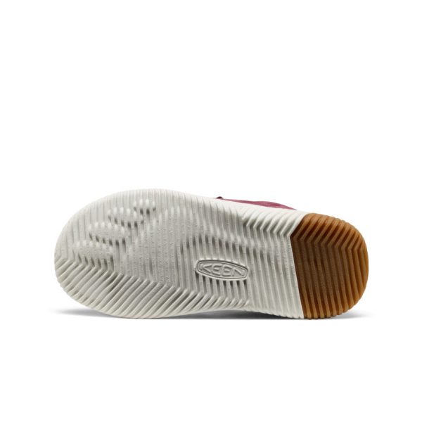 Big Kids' KNX Leather Sneaker  |  Fig/Star White