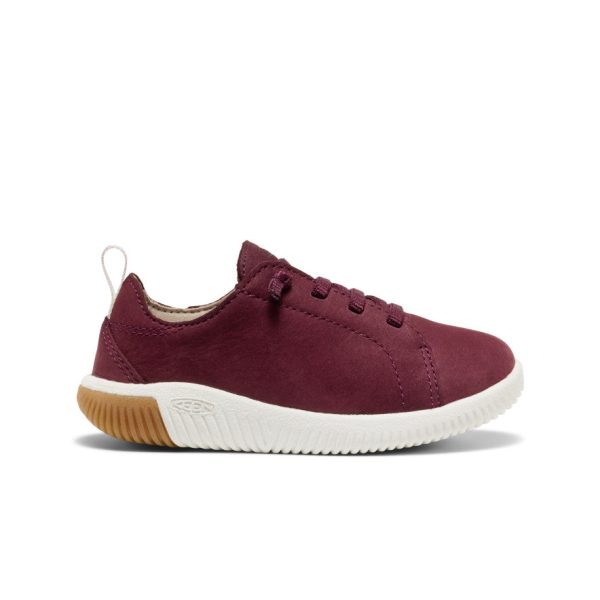 Little Kids' KNX Leather Sneaker  |  Fig/Star White