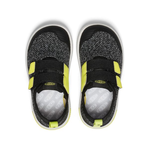 Little Kids' KNX Knit Double Strap  |  Black/Evening Primrose