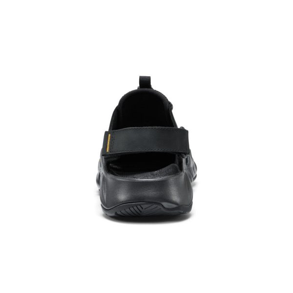 Men's Hyperport Fisherman Leather Sandal | Black/Keen Yellow