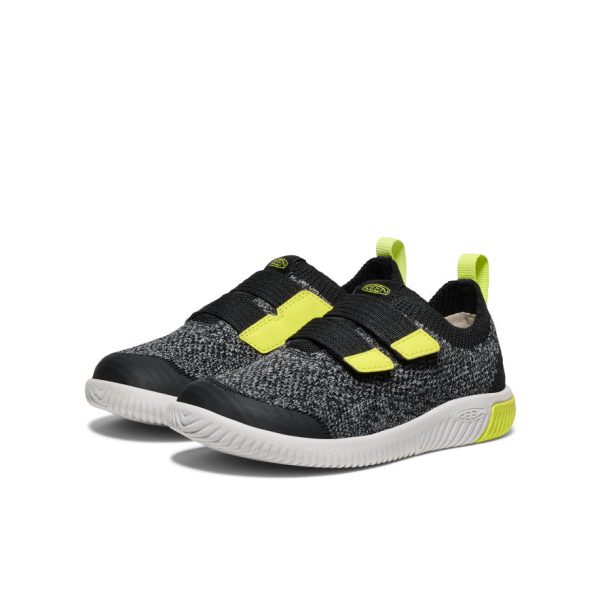 Little Kids' KNX Knit Double Strap  |  Black/Evening Primrose