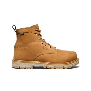 Men's San Jose 6 Waterproof 90?? Heel Boot (Aluminum Toe)  |  Bistre/Gum