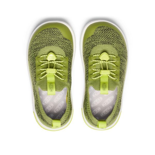 Little Kids' KNX Knit Sneaker  |  Iguana/Evening Primrose