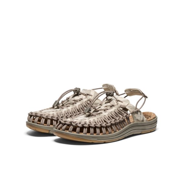 All Gender UNEEK II Convertible Canvas Sneaker  |  Brindle/Natural