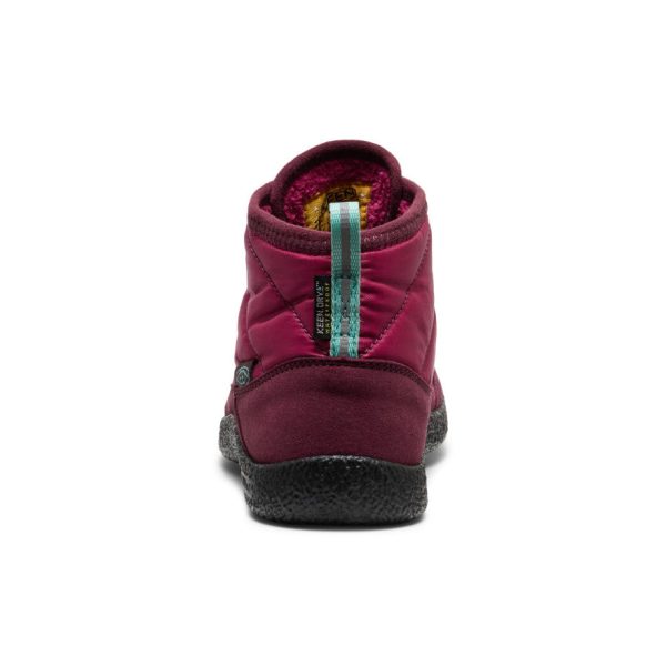 Big Kids' Howser II Waterproof Chukka  |  Beaujolais/Pool Blue