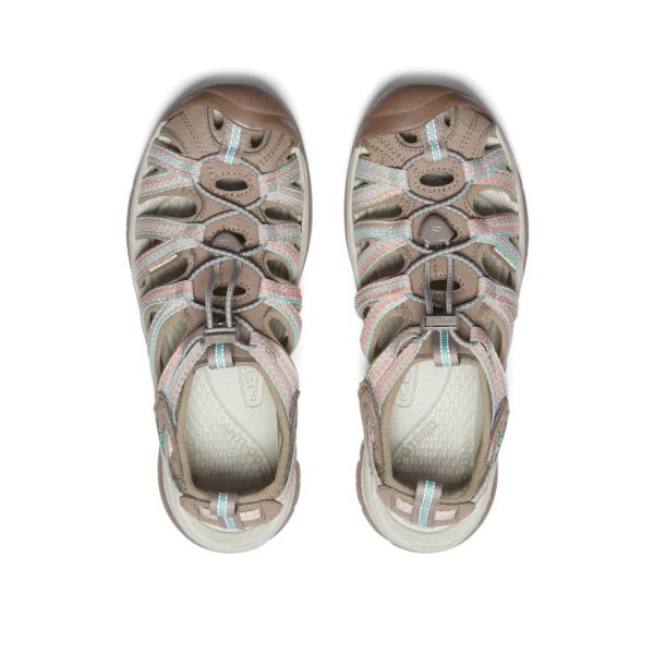Women's Whisper  |  Taupe/Coral
