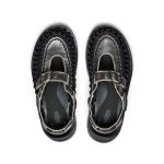 All Gender UNEEK PLT Mary Jane Sneaker  |  Silver/Black