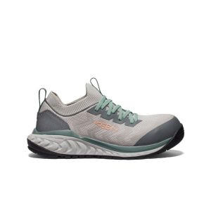 Women's Arvada Shift Work Sneaker (Carbon Toe)  |  Steel Grey/Granite Green