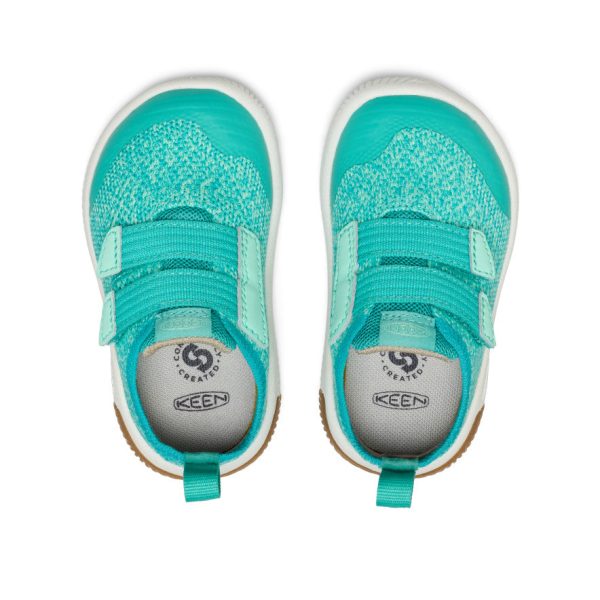 Toddlers' KNX Knit Double Strap  |  Bright Aqua/Cabbage