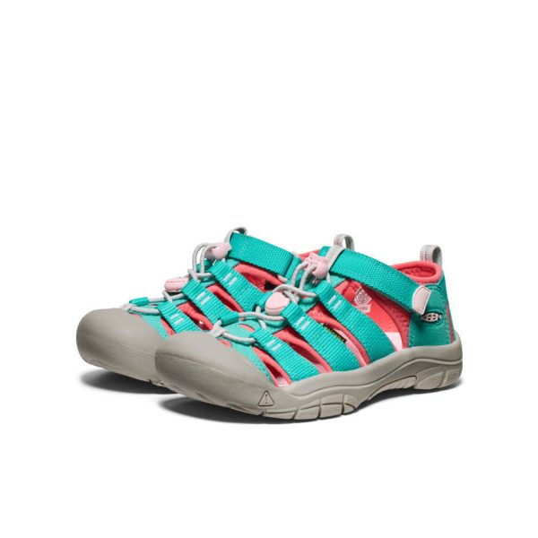Big Kids' Newport H2  |  Bright Aqua/Giggle Pink