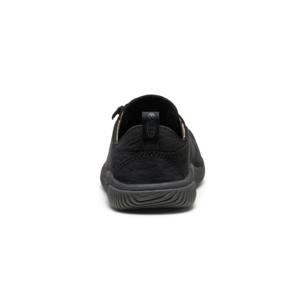 Little Kids' KNX Leather Sneaker  |  Triple Black