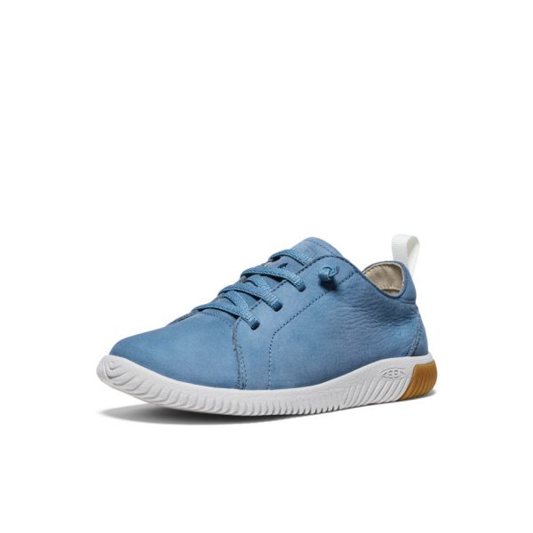 Big Kids' KNX Leather Sneaker  |  Coronet Blue/Vapor