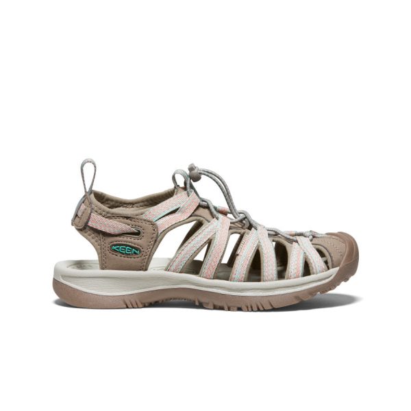 Women's Whisper  |  Taupe/Coral