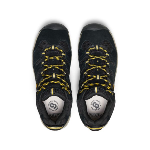 Men's Headout Waterproof Hiking Boot  |  Black/Lemon Curry