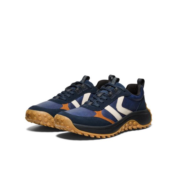 Women's KS86 Leather Sneaker  |  Sky Captain/Birch