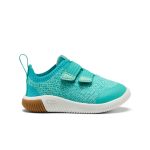 Toddlers' KNX Knit Double Strap  |  Bright Aqua/Cabbage