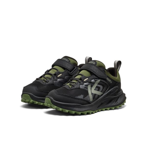 Little Kids' Zionic Waterproof Shoe  |  Black/Bronze Green