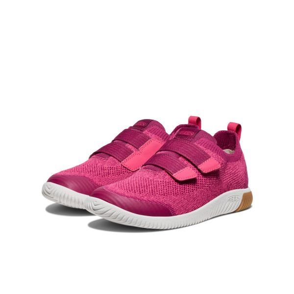 Big Kids' KNX Knit Double Strap  |  Beaujolais/Raspberry