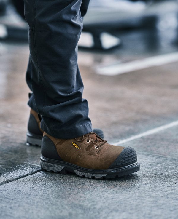 Men's Camden 8 Insulated Waterproof Boot (Carbon Toe)  |  Leather Brown/Black