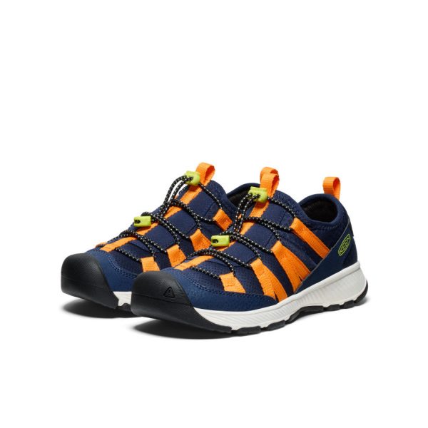 Big Kids' Motozoa Sneaker  |  Naval Academy/Bright Marigold