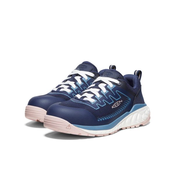 Women's Arvada Work Sneaker (Carbon Toe)  |  Naval Academy/Peach Whip