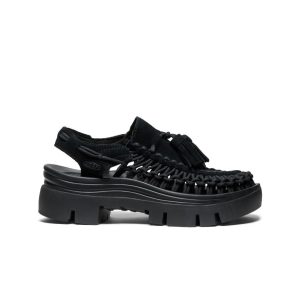 All Gender UNEEK PLT Tassel Sneaker | Black/Black