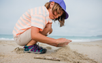 Little Kids' Newport Boundless Sandal  |  Black/Precious Blue
