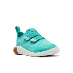 Toddlers' KNX Knit Double Strap  |  Bright Aqua/Cabbage