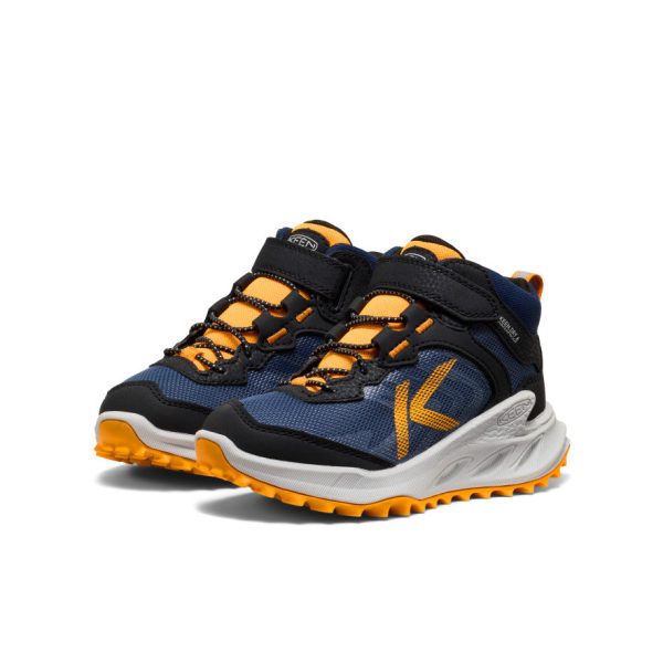 Little Kids' Zionic Waterproof Boot  |  Naval Academy/Bright Marigold