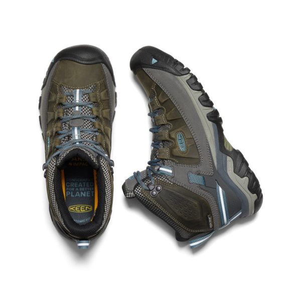 Women's Targhee III Waterproof Mid  |  Magnet/Atlantic Blue