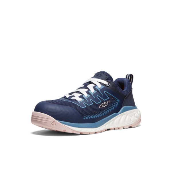 Women's Arvada Work Sneaker (Carbon Toe)  |  Naval Academy/Peach Whip