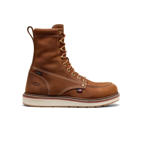 Men's Liberty 8 Waterproof Boot (Soft Toe)  |  Leather Brown/Birch