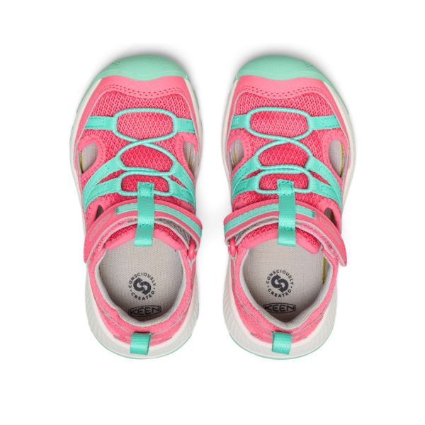 Little Kids' Motozoa Sandal  |  Pink Lemonade/Cabbage