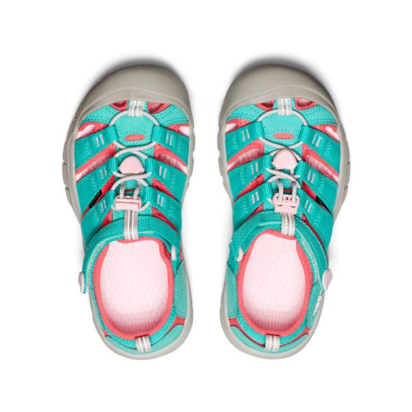 Big Kids' Newport H2  |  Bright Aqua/Giggle Pink