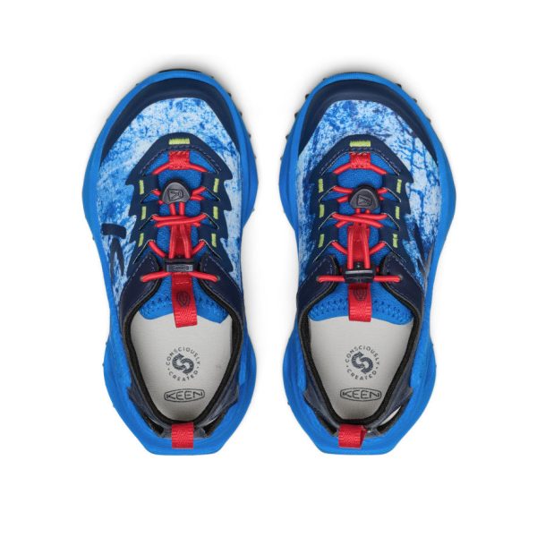 Little Kids' Zionic ADV Sandal  |  Precious Blue/Racing Red