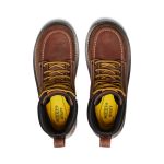 Men's Cincinnati 6 Waterproof 90° Heel Boot (Soft Toe)  |  Tuscan Red/Sandshell